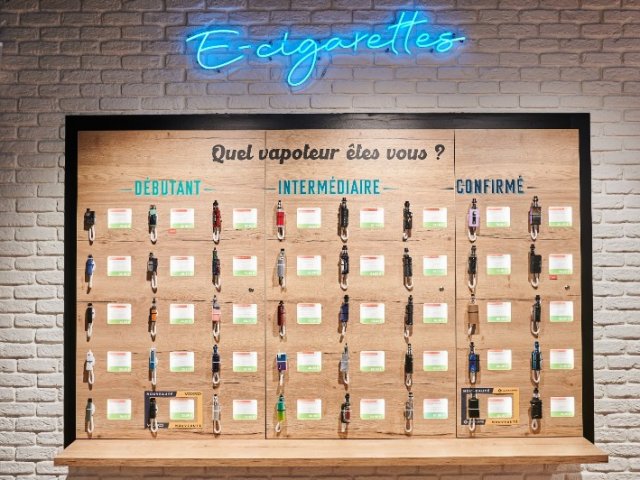 Réalisation d'une boutique de cigarette électronique